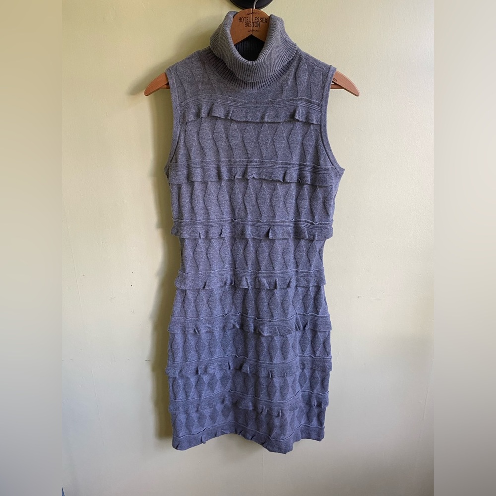 Gray Calvin Klein Sweater Dress
